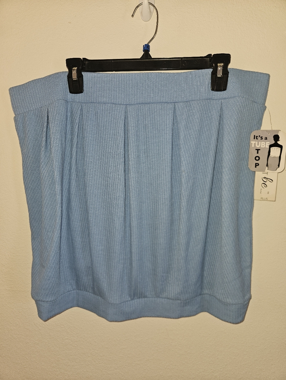 Just Be.. Womans Blue Tube Top Size 2xl